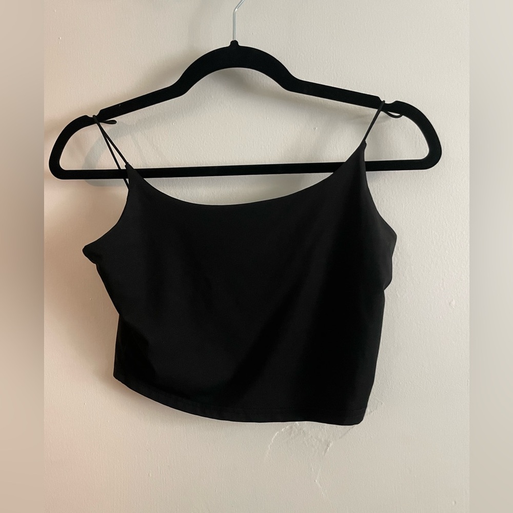 Black Cropped Top